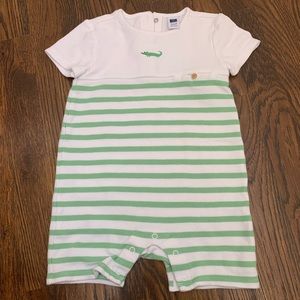Janie and jack - never worn romper!! alligator